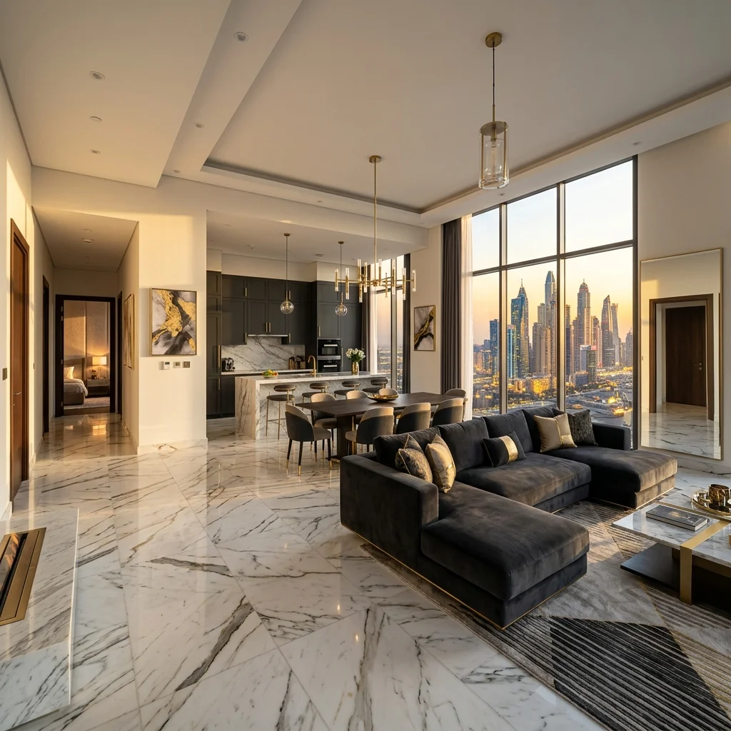 2 bed apartments by hru properties