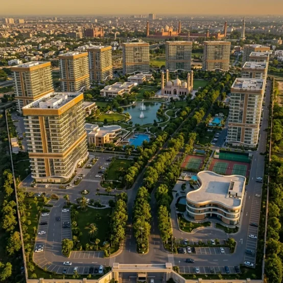 Aerial supreme tower overview