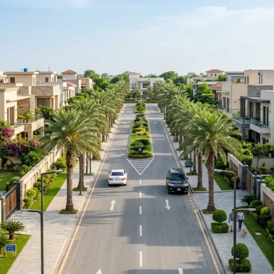 Bahria Town boulevard