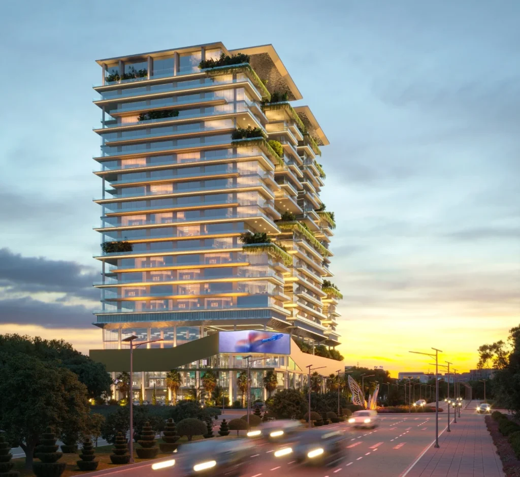 exterior shot of alwaiz tower